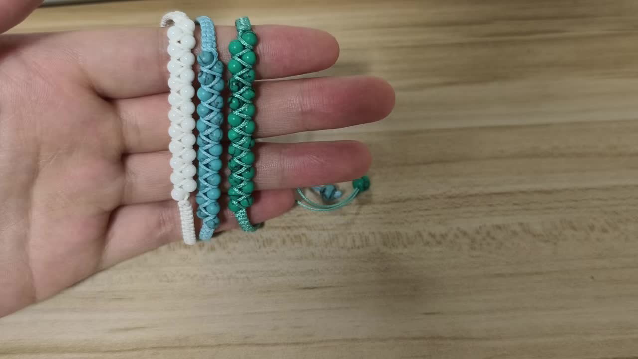 Bohemian Retro Woven Bead Friendship Bracelet, Adjustable